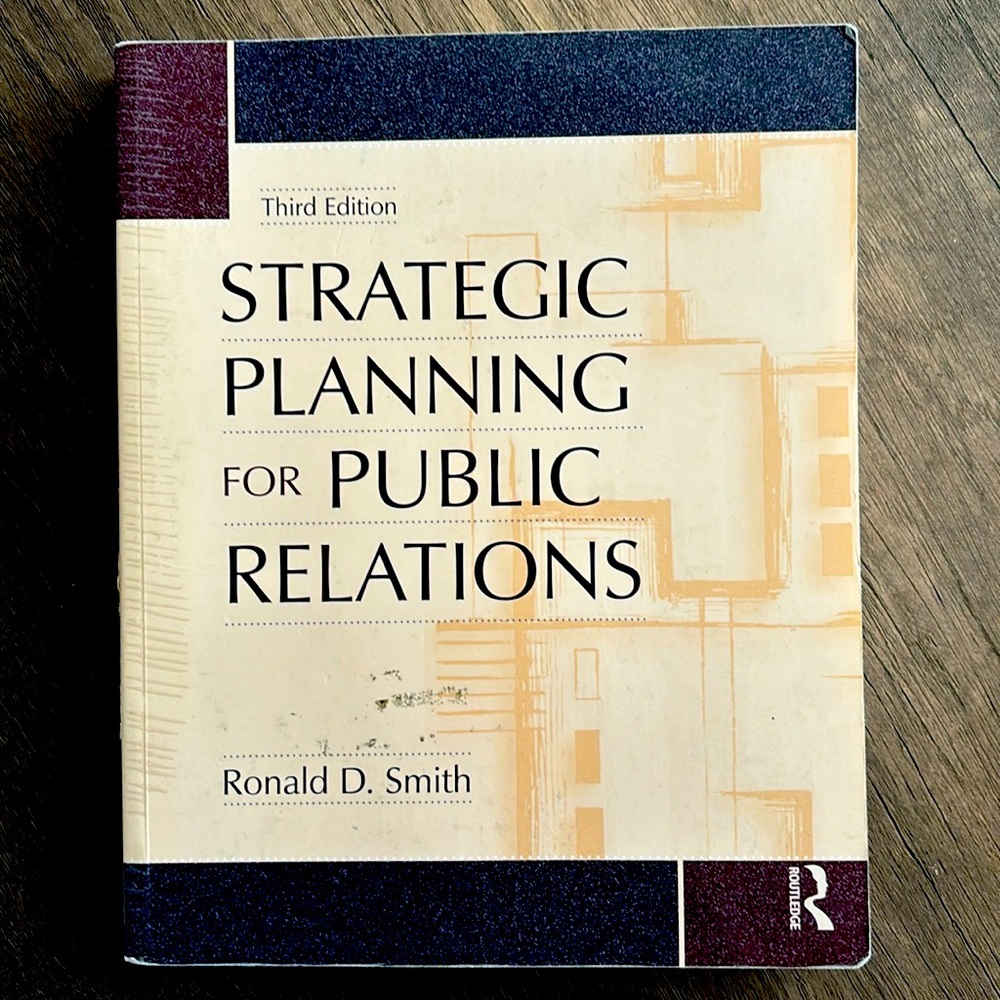 Third Edition Strategic Planning for Public Relations Textbook